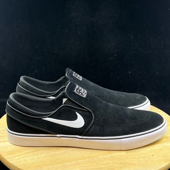 Nike SB Zoom Janoski+ Slip 'Black White' FN5893-001 Men's Size 11.5 Shoes - Picture 5 of 9